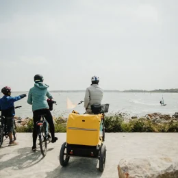 Pointe du siège, Ouistreham, à vélo