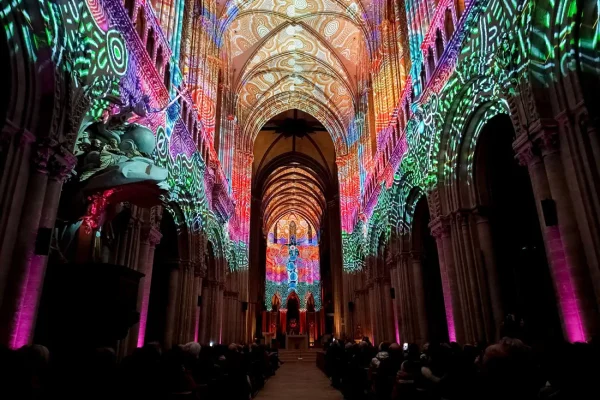 Spectacle immersif à la cathédrale de Bayeux