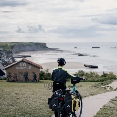 Sur les hauteurs d'Arromanches
