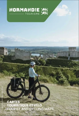 Couverture de la carte de la Normandie à vélo