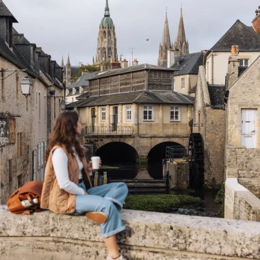 Dans le centre-ville de Bayeux