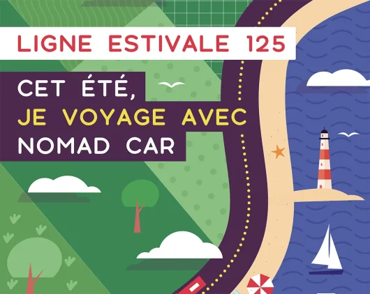 Affiche ligne estivale