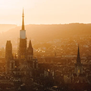 Vue sur la Cathédrale de Rouen