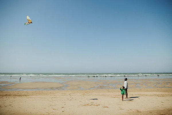 Sur la plage de Ouistreham