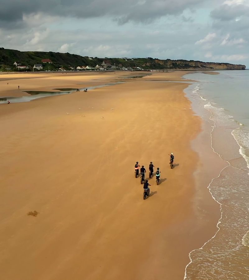 Omaha Beach autrement, version fat bike