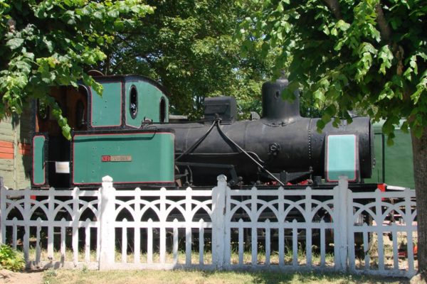 Locomotive sur le chemin de fer de la vallée de l'Eure
