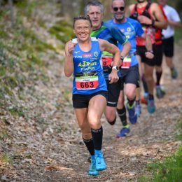 Course de trail avec Nathalie Mauclair