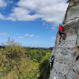 Escalade à Connelles avec Authentik Aventure