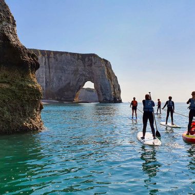 Paddle à Etretat