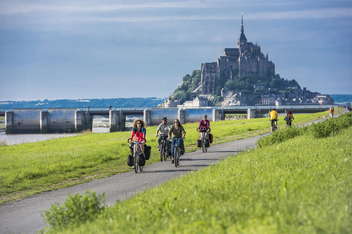 Itinéraire La Véloscénie au Mont-Saint-Michel