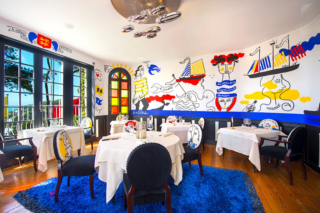 Salle de restaurant, Le Donjon - Domaine Saint Clair