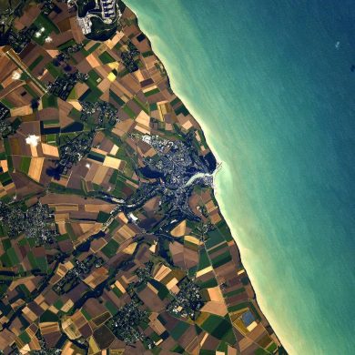 La Normandie depuis l’espace, par Thomas Pesquet