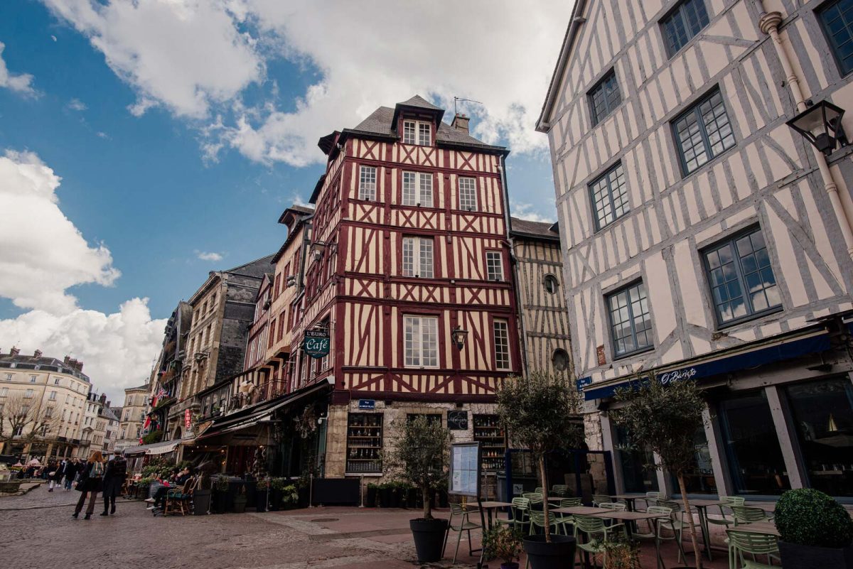Rouen, place du Vieux Marché