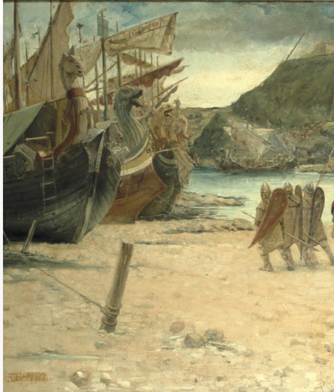 Normands-bateau-pillage