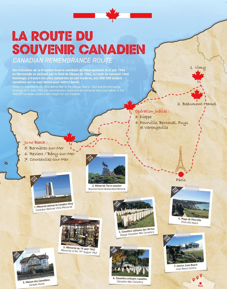 La Route du Souvenir Canadien ©Edit-Concept
