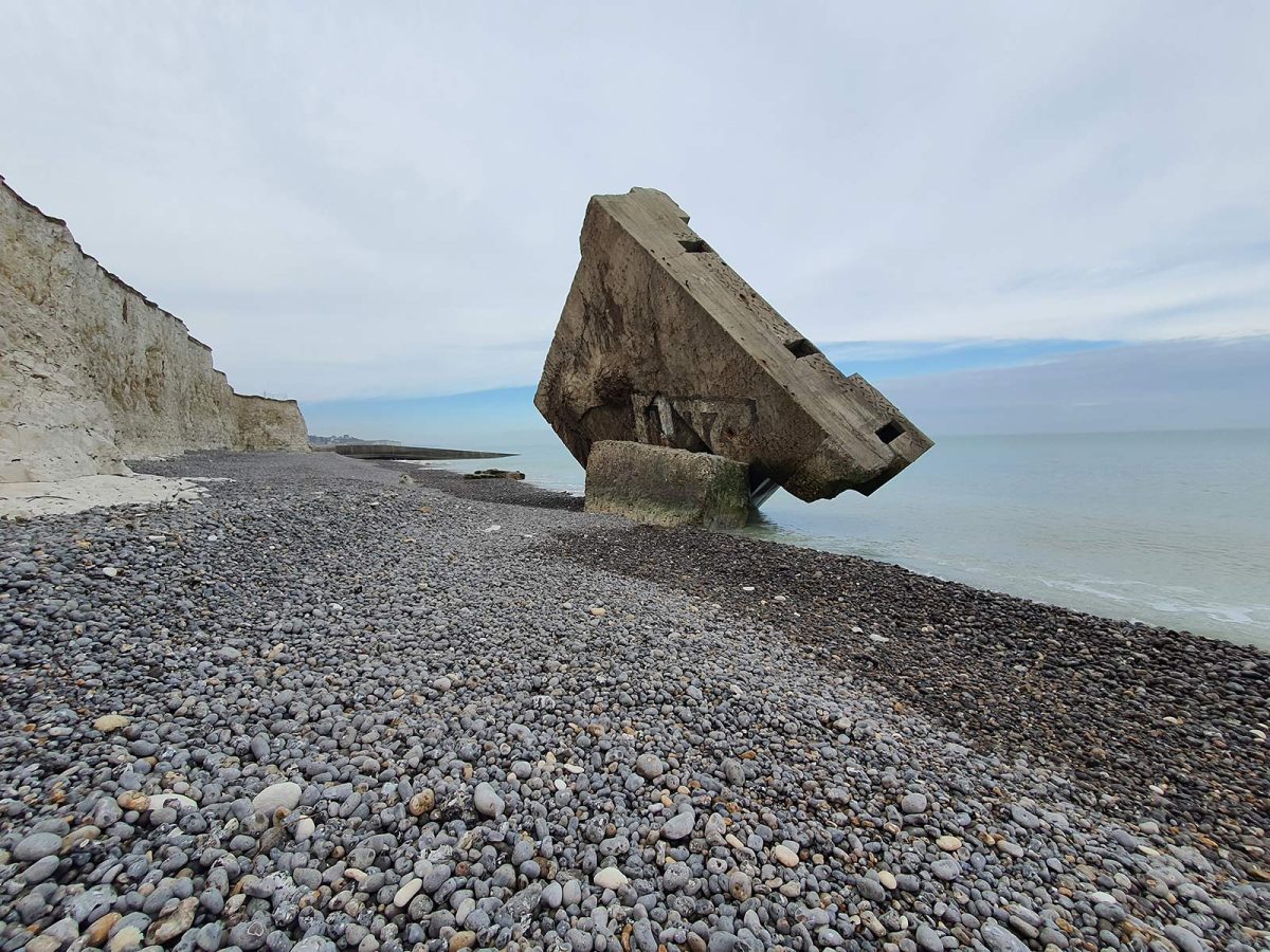 Bunker sur la plage de Sainte-Marguerite-sur-Mer