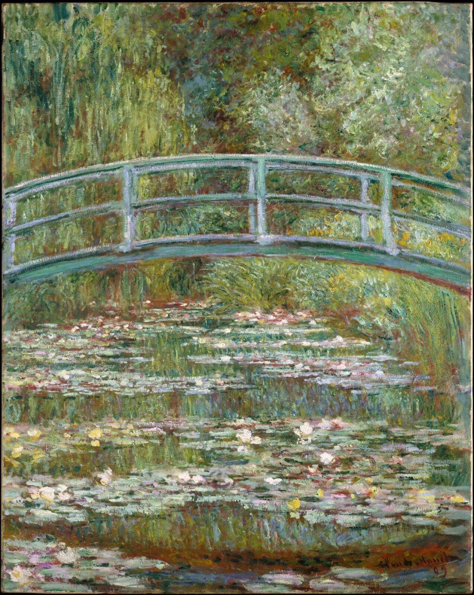 Tableau Pont au-dessus d'un bassin de nymphéas de Claude Monet 1899.