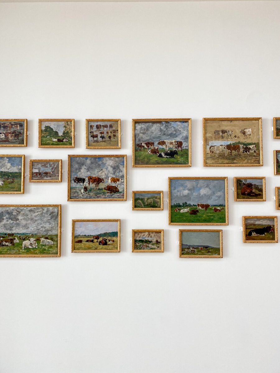 Plusieurs tableaux de vaches de Boudin MuMa.