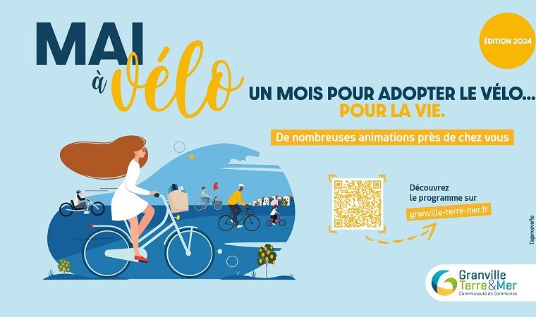 Mai à Vélo : Challenge vélo sur le territoire intercommunal de Granville Terre et Mer